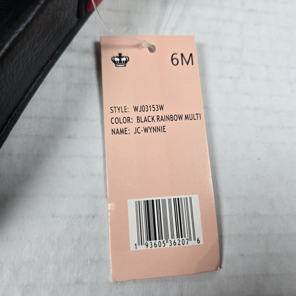 Juicy Couture Women's Wynnie Rainbow Slide Sandals Pool Flip Flops Size 6 - Picture 9 of 10